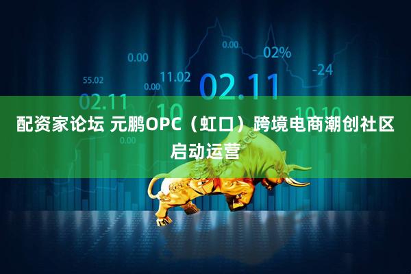 配资家论坛 元鹏OPC（虹口）跨境电商潮创社区启动运营